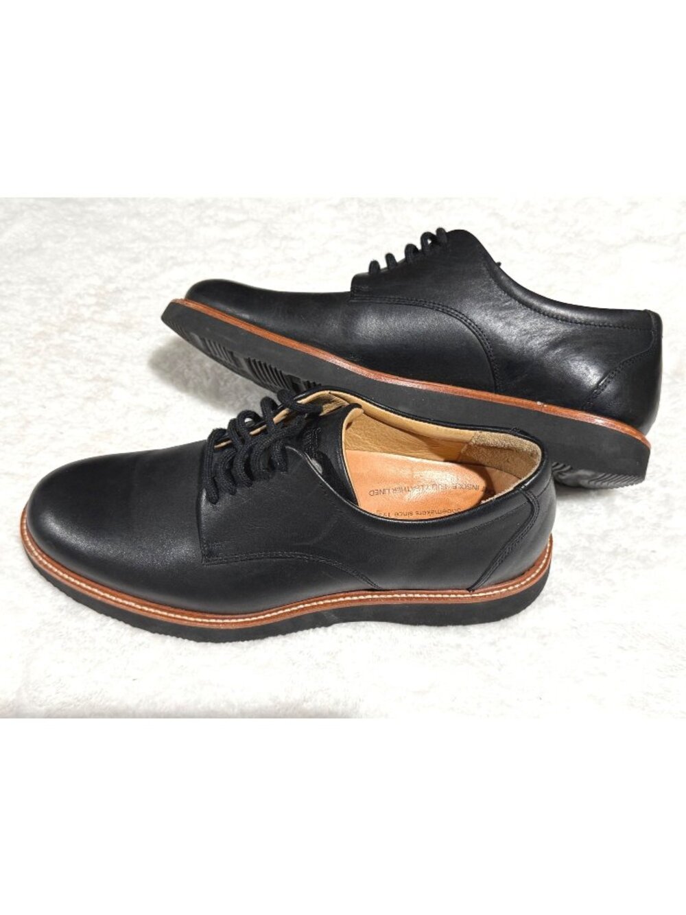 size 7.5 mens Samuel Hubbard Founder M2100-048 Black lace oxford‎ shoes $295